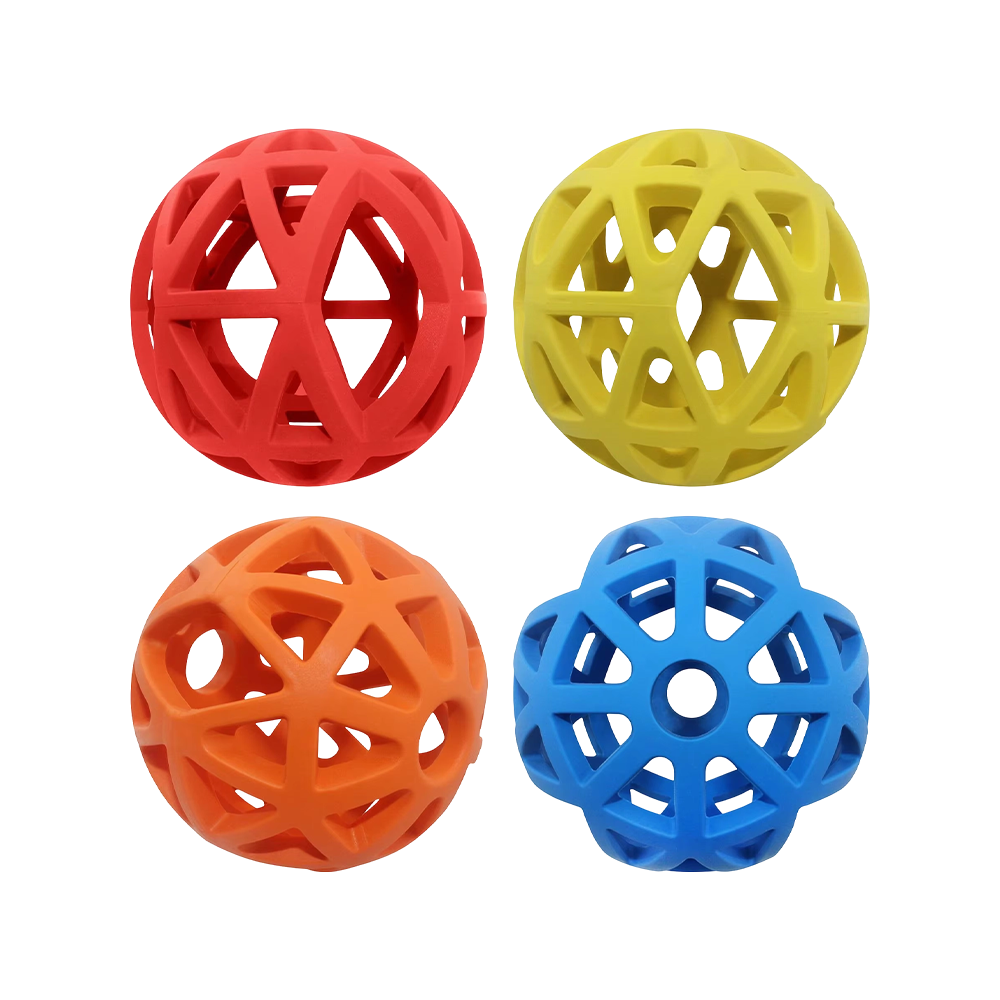 Hohler Gummispielzeugball für Haustiere