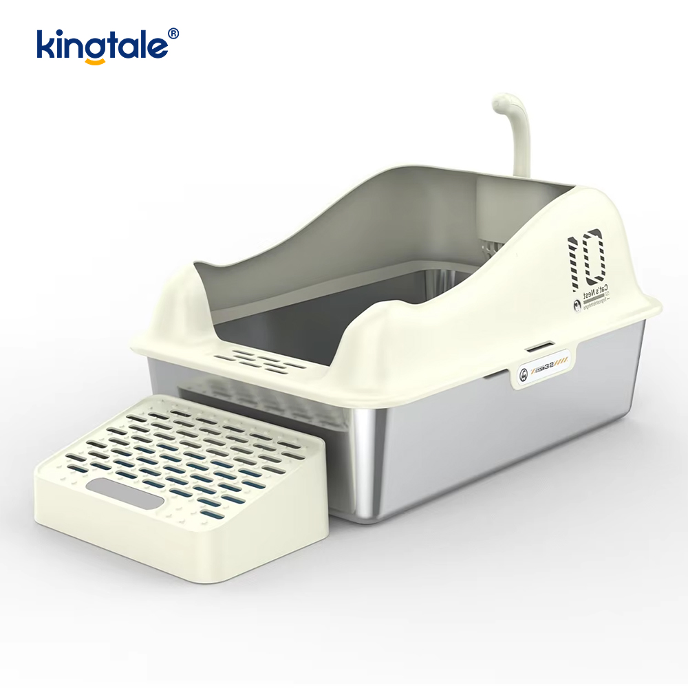 Katzentoilette mit Anti-Sand-Pedal