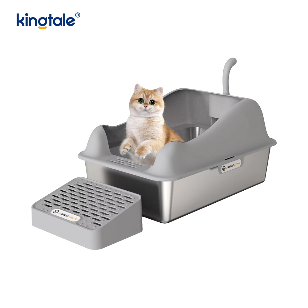 Katzentoilette mit Anti-Sand-Pedal