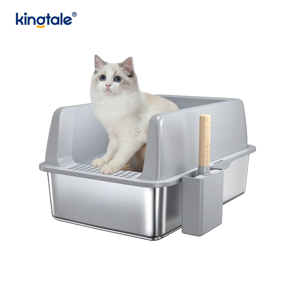 Katzentoilette mit Anti-Sand-Pedal