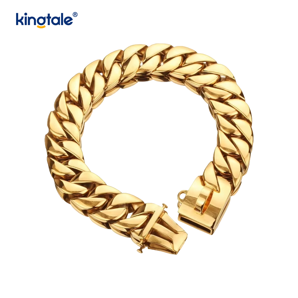 Vergoldete Hundekette