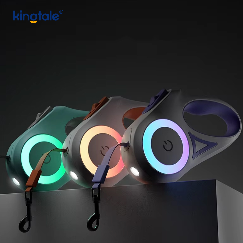Automatisch einziehbare Leine mit LED
