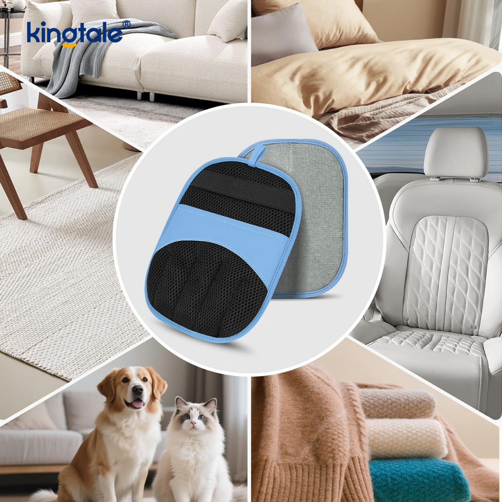 Tierhaarentfernungshandschuh Magic Brush Elektrostatischer Handschuh für Hunde und Katzen