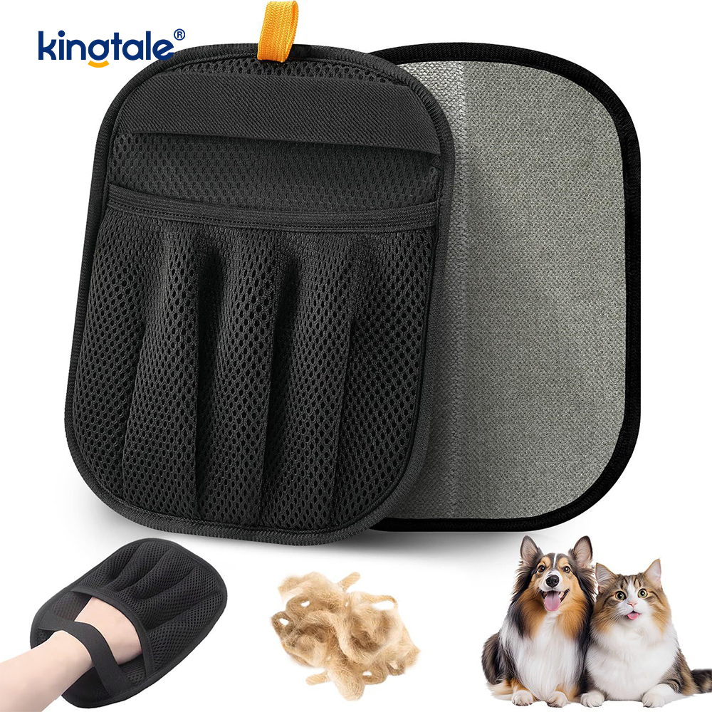 Tierhaarentfernungshandschuh Magic Brush Elektrostatischer Handschuh für Hunde und Katzen