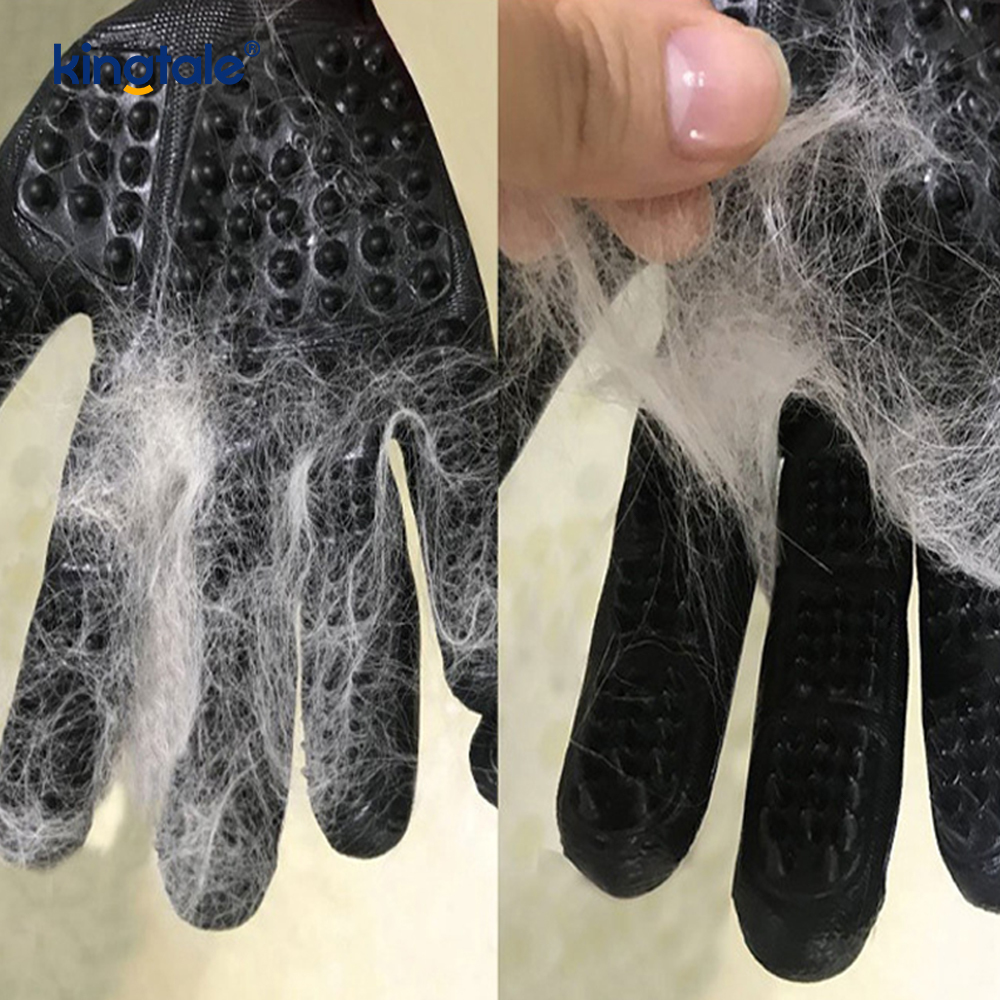 Tierhaarentferner-Handschuh, sanfter Fellpflege-Handschuh, Bürsten-Enthaarungshandschuh