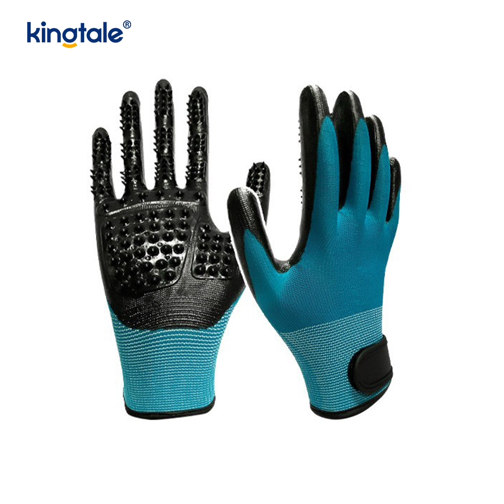 Tierhaarentferner-Handschuh, sanfter Fellpflege-Handschuh, Bürsten-Enthaarungshandschuh