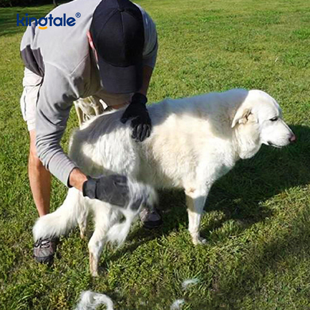 Tierhaarentferner-Handschuh, sanfter Fellpflege-Handschuh, Bürsten-Enthaarungshandschuh