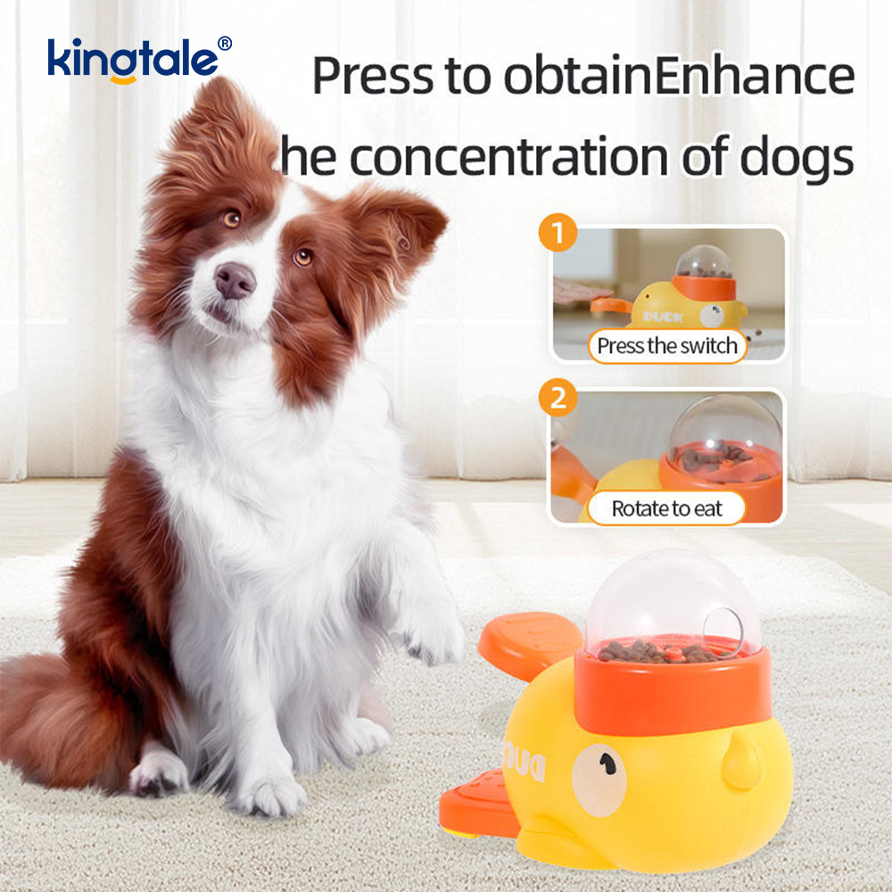 Little Yellow Duck Pet Feeder Interaktives Hundespielzeug, Futterpuzzle, Slow Feeder