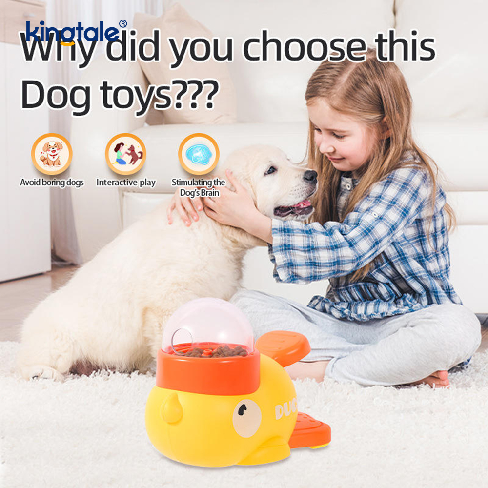 Little Yellow Duck Pet Feeder Interaktives Hundespielzeug, Futterpuzzle, Slow Feeder