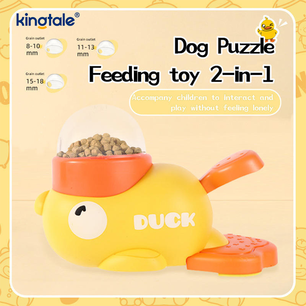 Little Yellow Duck Pet Feeder Interaktives Hundespielzeug, Futterpuzzle, Slow Feeder