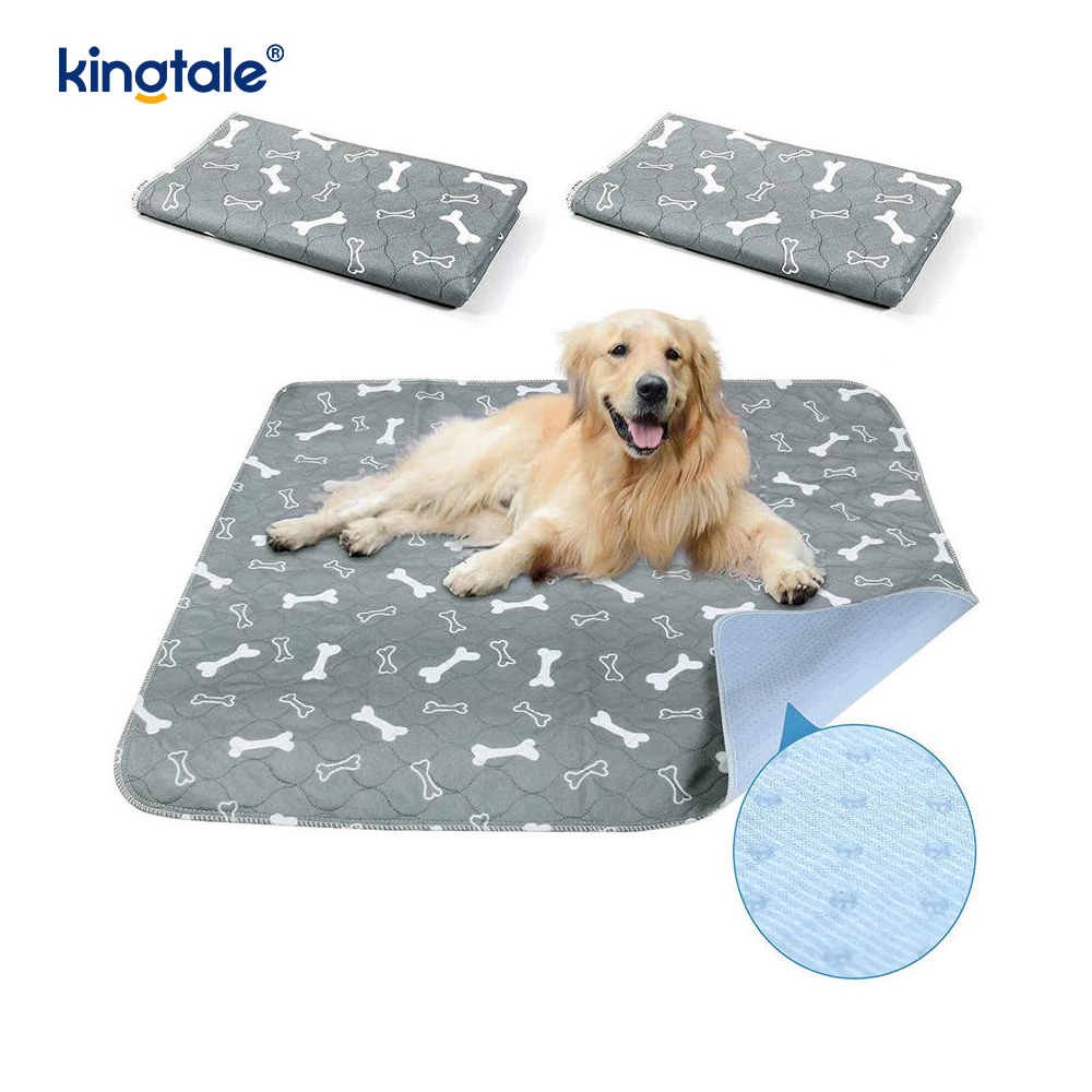 Haustier-Wickelunterlage, wiederverwendbare Hundematte für den Boden, rutschfeste, waschbare Pee-Pads für Hunde
