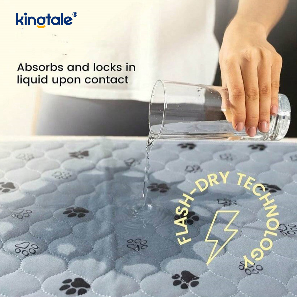 Haustier-Wickelunterlage, wiederverwendbare Hundematte für den Boden, rutschfeste, waschbare Pee-Pads für Hunde