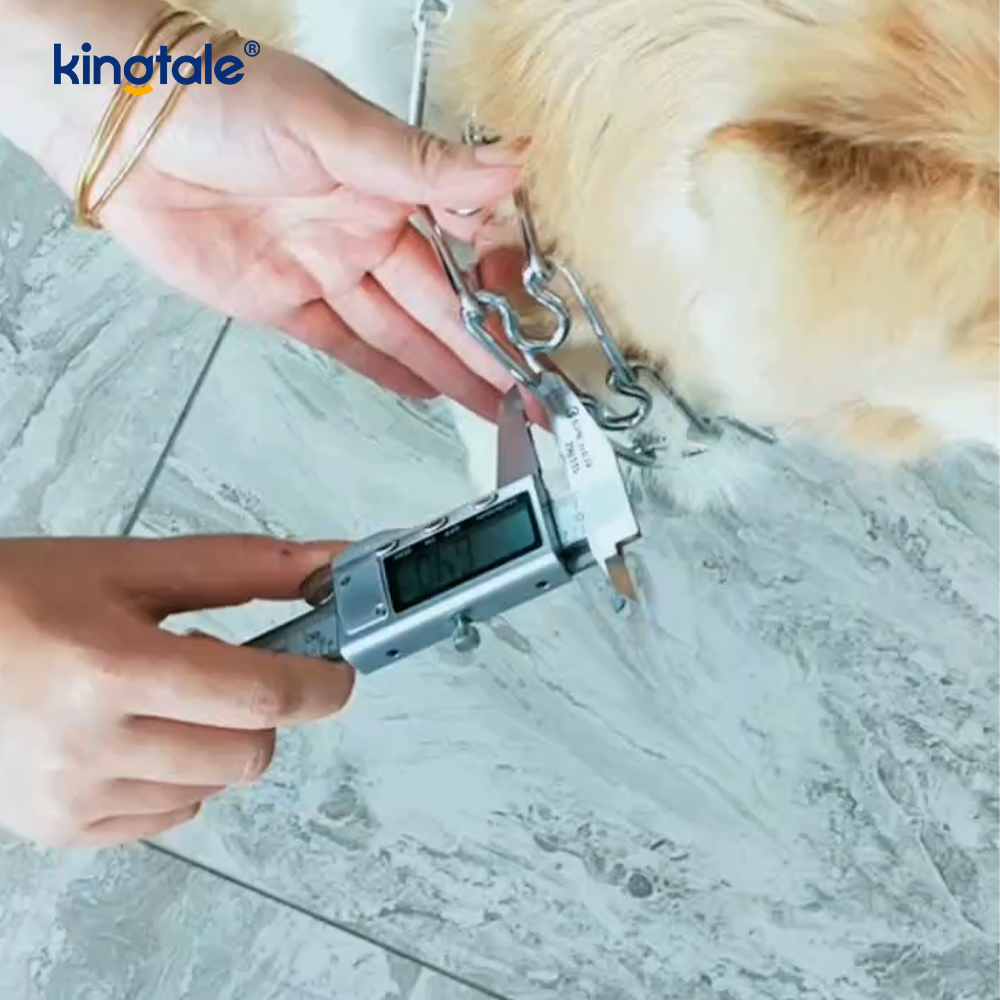 Pet Pinch Choke Collars Hundehalsband aus Karbonstahl mit Metallzinken