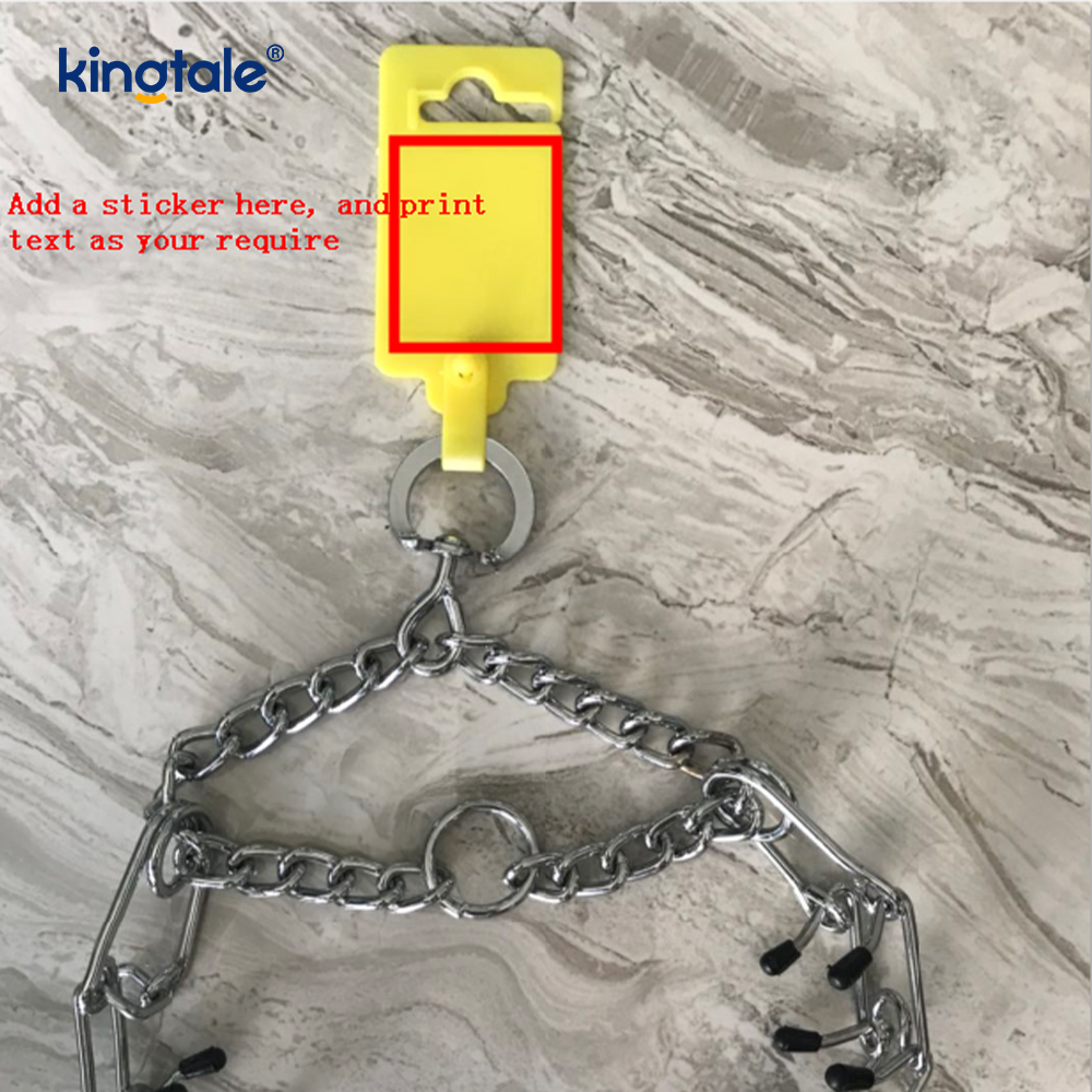 Pet Pinch Choke Collars Hundehalsband aus Karbonstahl mit Metallzinken