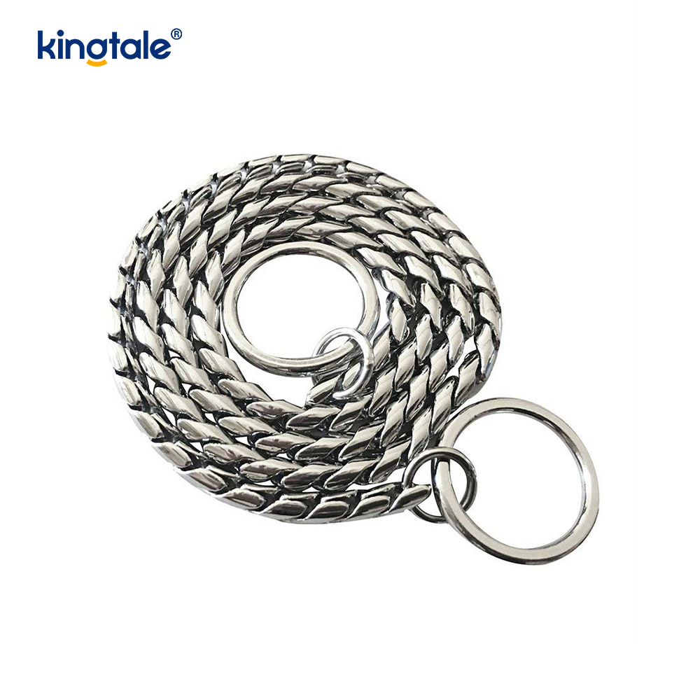 Schlangen-Hundekettenhalsband aus reinem Kupfermetall für kleine und mittelgroße Hunde