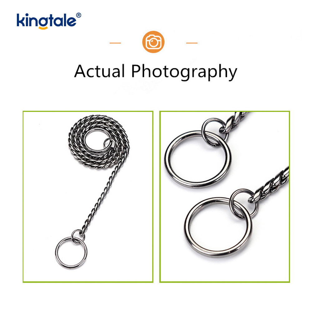 Schlangen-Hundekettenhalsband aus reinem Kupfermetall für kleine und mittelgroße Hunde