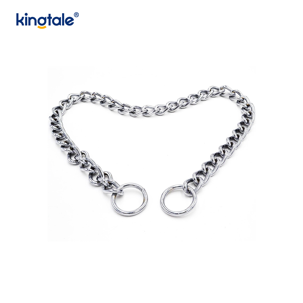 Metall-Trainingshalsband für Hunde, Slip-P-Kette, schwere Kette für Hunde