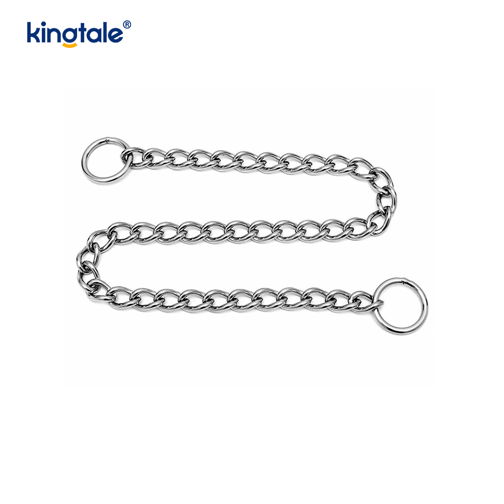Metall-Trainingshalsband für Hunde, Slip-P-Kette, schwere Kette für Hunde