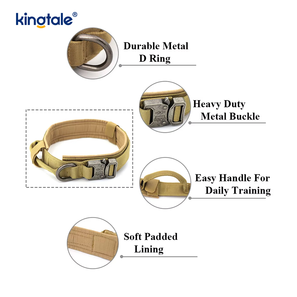 Metallschnallengürtel, Hundehalsband, strapazierfähig, Hundehalsband, robust