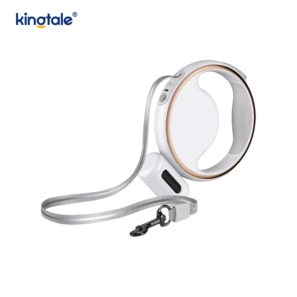 Einfache moderne LED-Beleuchtung, automatisch einziehbare Nylon-Hundehalsbandleine
