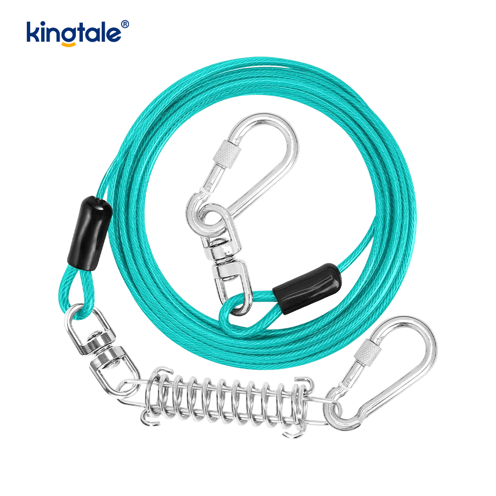Reflektierende, mit Federplastik überzogene Hundetrainingsleine, Hundebindekabel