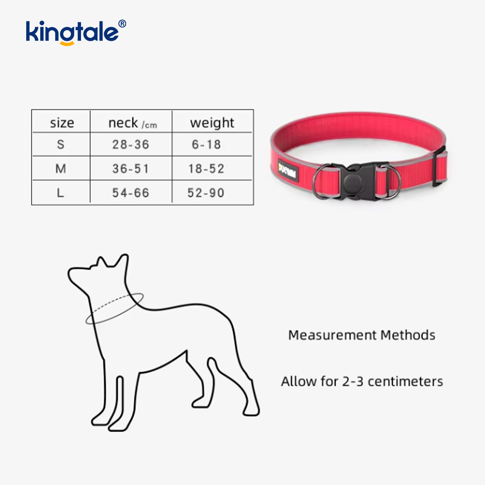Verstellbare, sichere blinkende Halsbänder aus Polyester für Hunde und Katzen