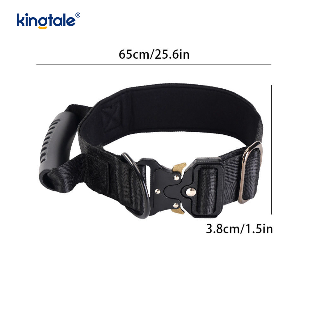 Taktisches Trainingshalsband mit Nylon-Kontrollgriff und Schnellverschluss