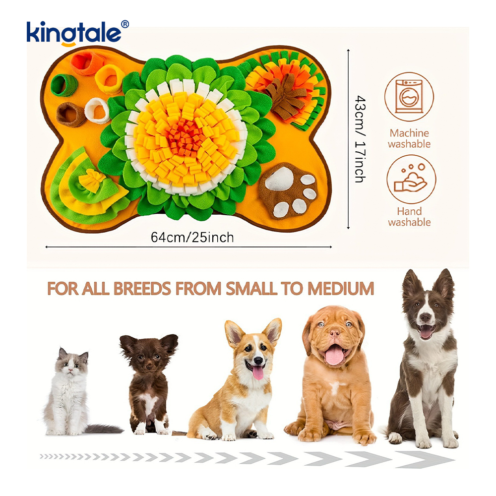 Schnüffelmatte für Hunde, interaktives Futterpuzzle