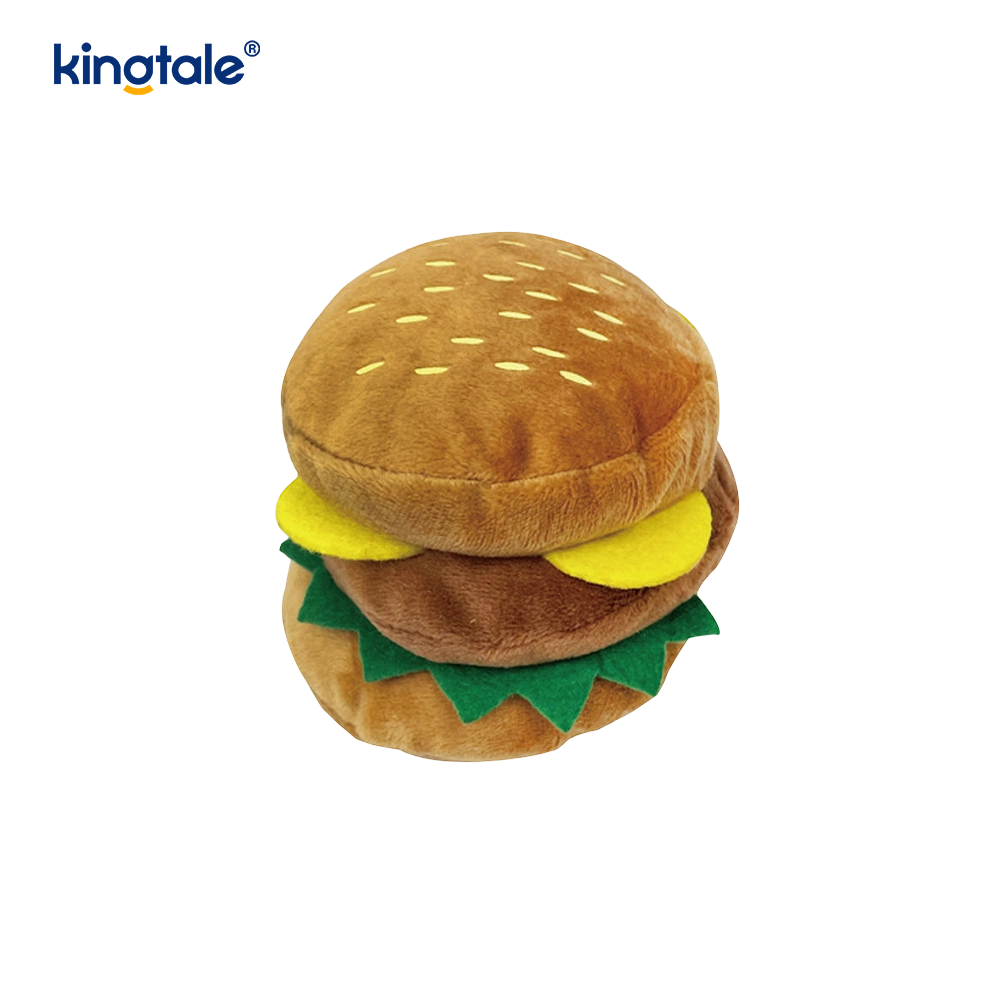 Essen schreiendes Spielzeug Hamburger, Pommes Frites, Hühnerbein für Katze und Hund