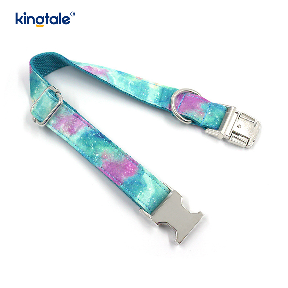 Verträumtes Sternenhimmel-Haustierhalsband im Amazon-Stil mit Hundehalsband und Leine