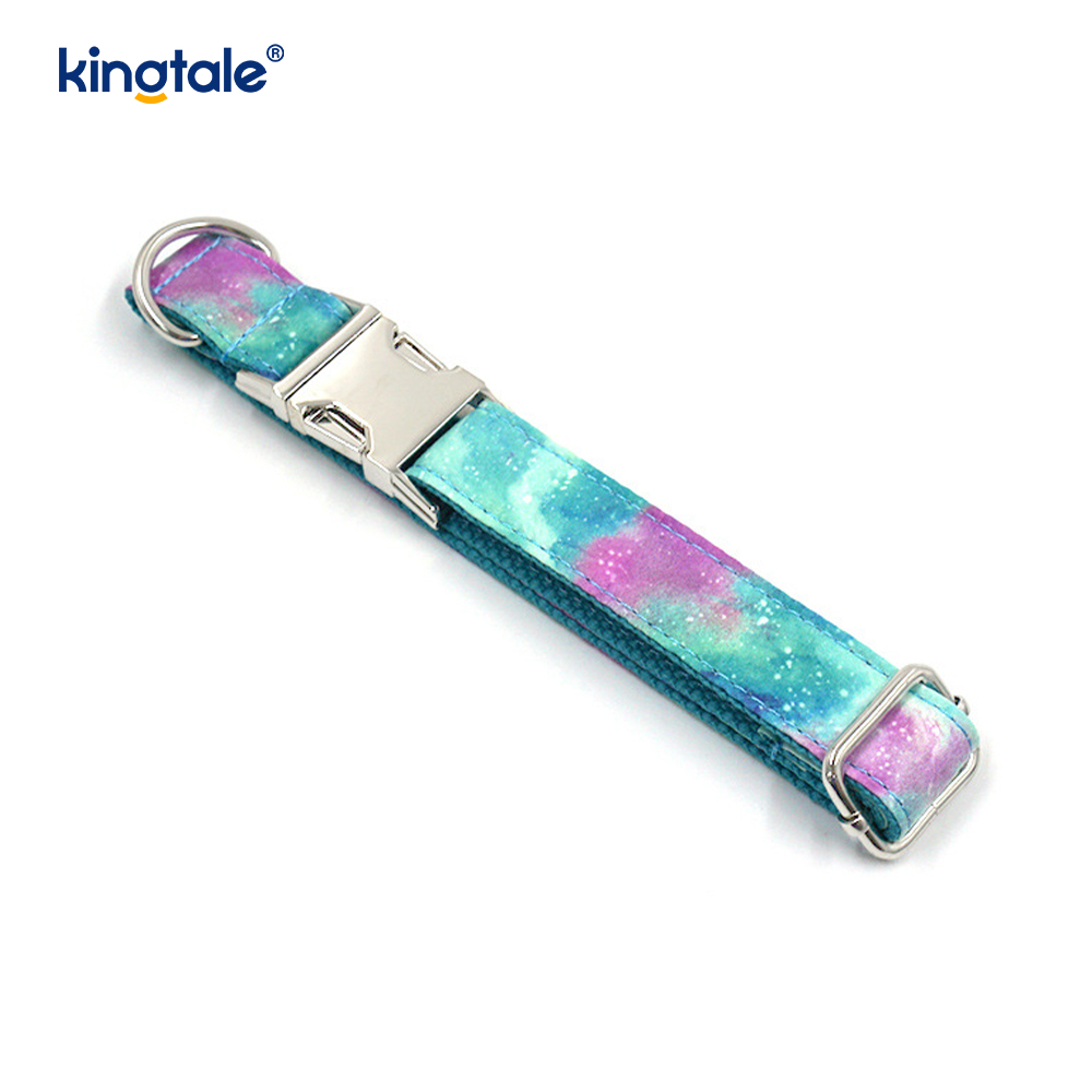 Verträumtes Sternenhimmel-Haustierhalsband im Amazon-Stil mit Hundehalsband und Leine
