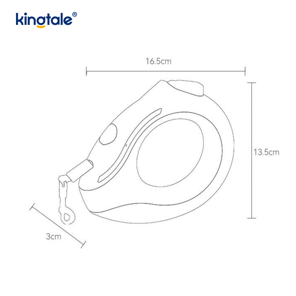 Ein-Knopf-Break & Lock, langlebig, kein Verheddern, einziehbare Hundeleine, Hundeleine für Haustiere