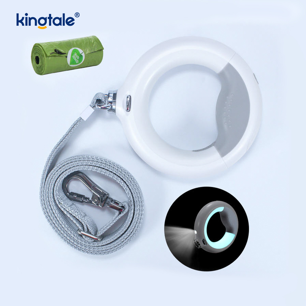 Ausziehbare Leine mit LED-Hundeleine, Zugseil aus Nylon