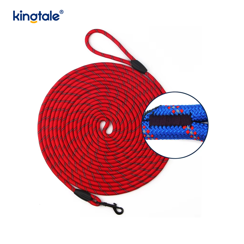 Reflektierende Hundeleine aus Nylon mit modischem Aufdruck. Neue Ankunfts-Haustierleinen