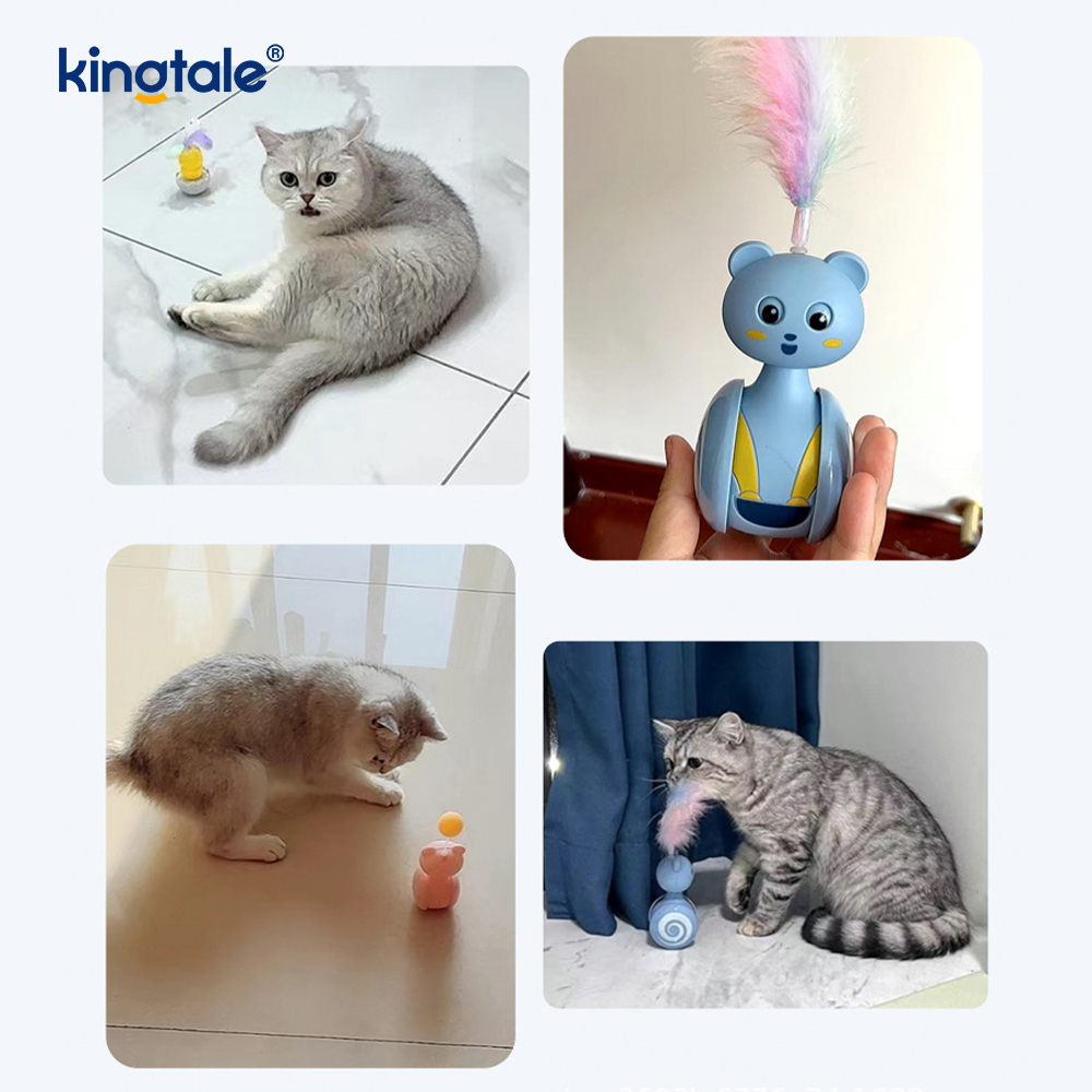 Spielzeug für Kätzchen, elektronisches Katzenspielzeug, interaktives Flopping Tease