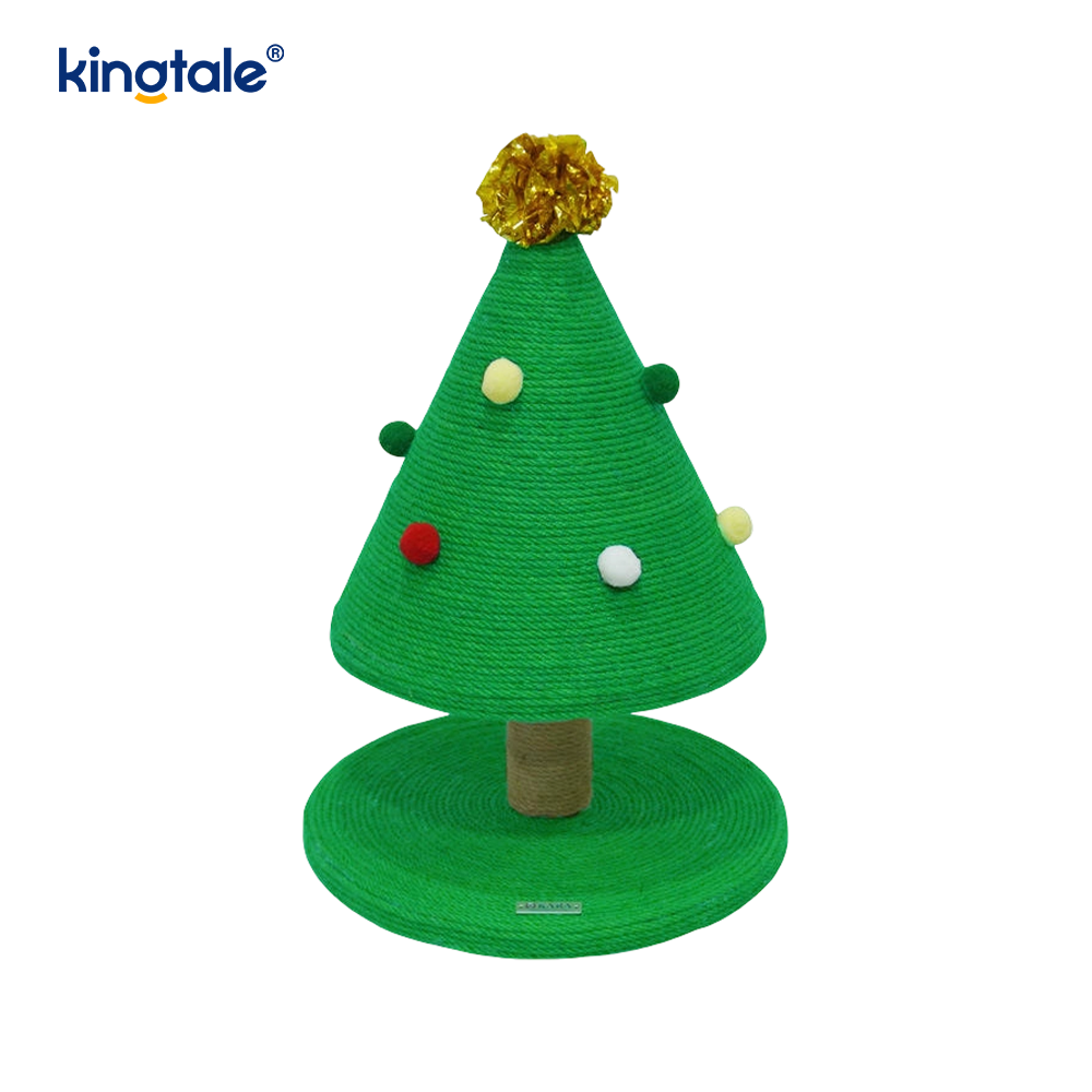 Weihnachtsserie, maßgeschneiderte, verschleißfeste Katzenkratzsäule, Siege Tower Apartment