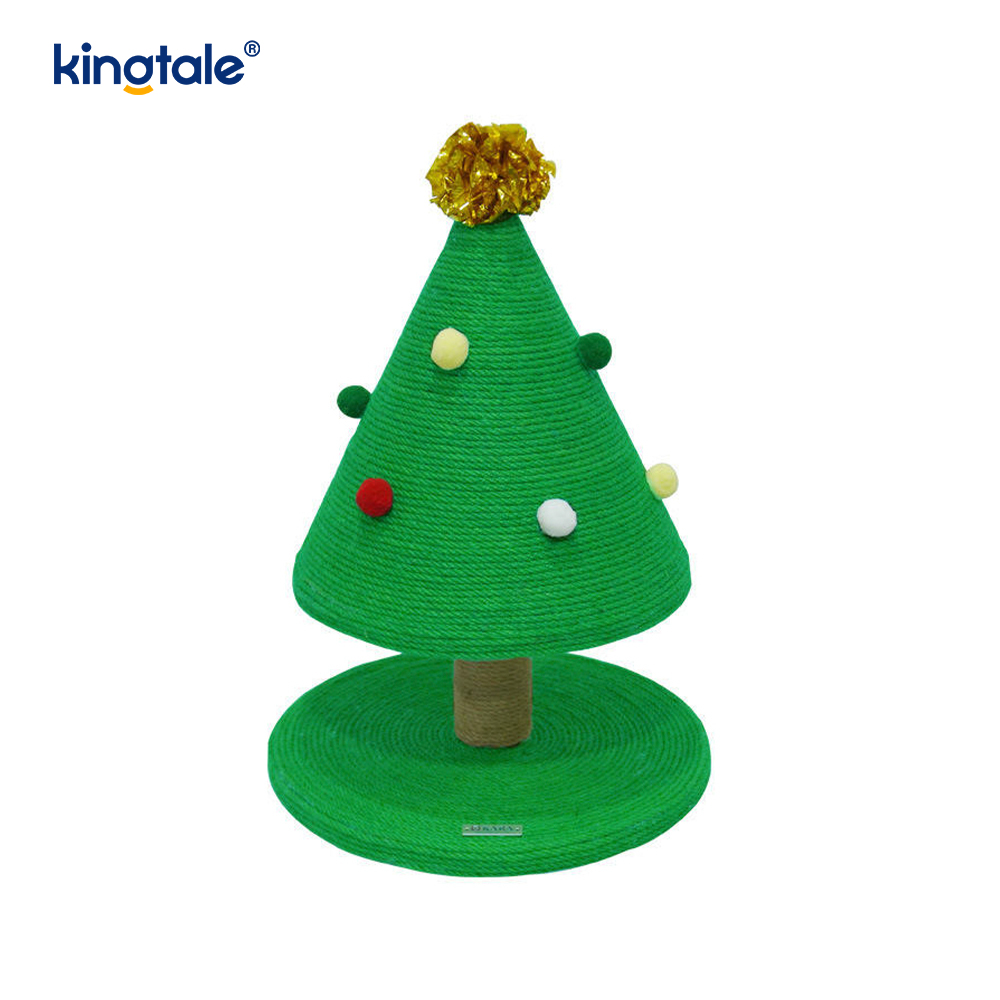 Weihnachtsserie, maßgeschneiderte, verschleißfeste Katzenkratzsäule, Siege Tower Apartment