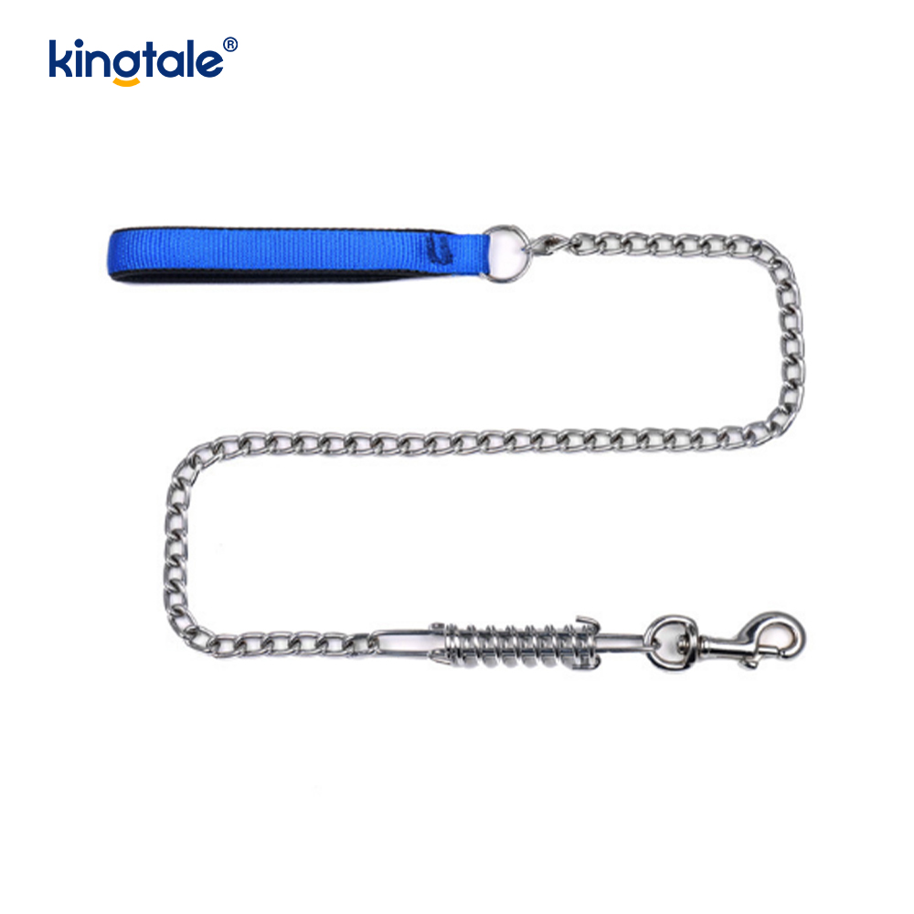 Hundekette aus Metall, verchromt, Hundezubehör, Ketten, Metallleine