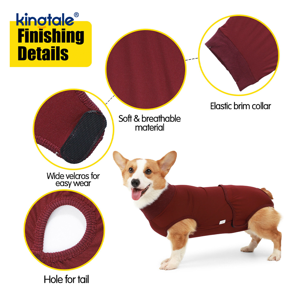 Hunde-Erholungsanzug, Bauchwunde, Welpen, chirurgische Kleidung, postoperative Weste
